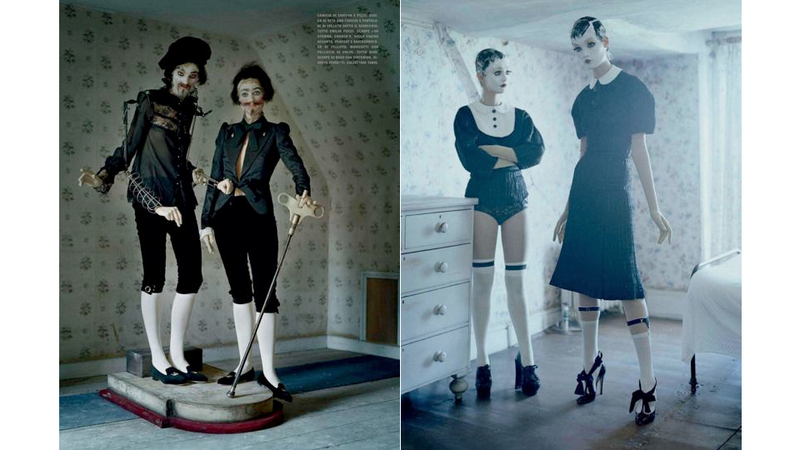 Illustration for article titled Dreamy New Vogue Italia Editorial Features Puppets